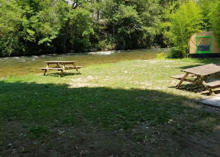 Mobil-home 2 Pers. Avec Terrasse A - Api-1-52-1188 キャンプ場